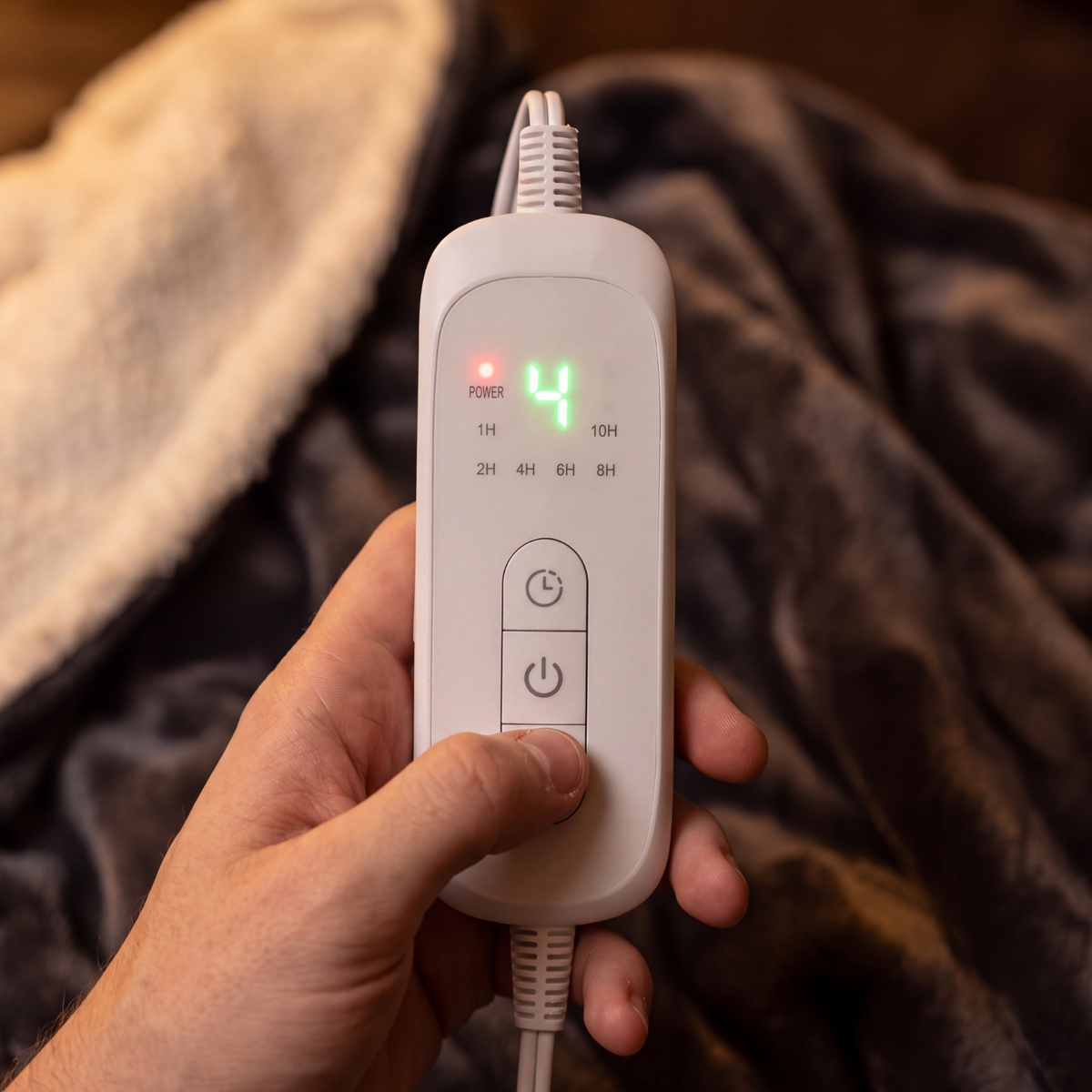 Cozy Heated Sherpa Robe
