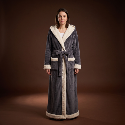 Cozy Heated Sherpa Robe